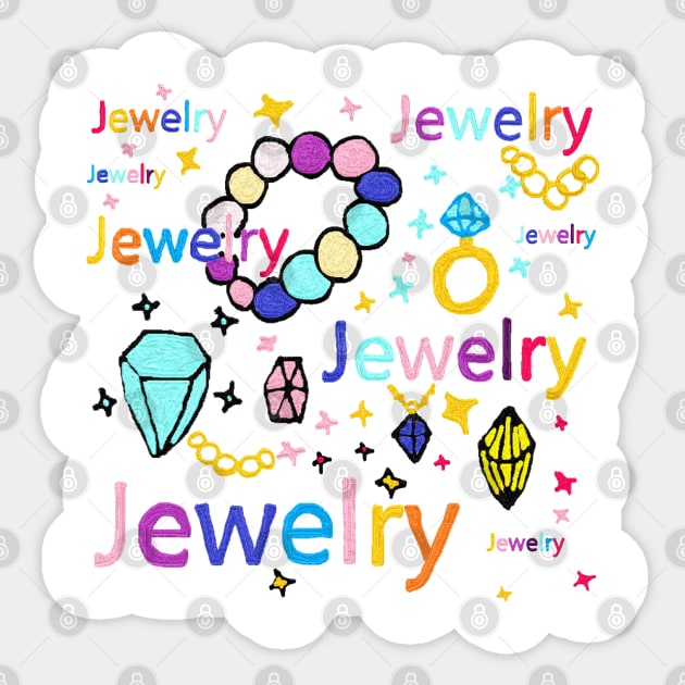 Jewelry Sticker by zzzozzo